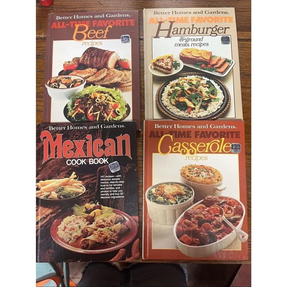 Better Homes & Gardens vintage cookbooks